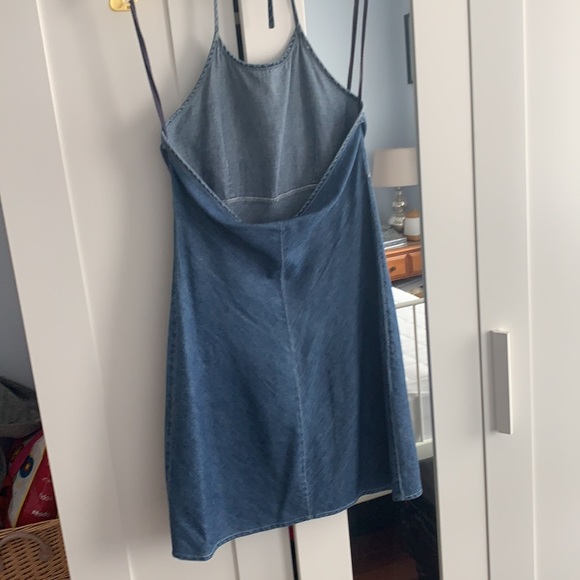 Vintage JACOB Halter Denim Dress 100% cotton - Picture 4 of 7
